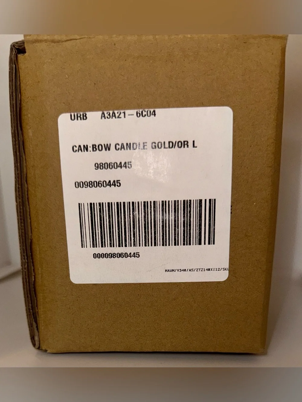 Urban Outfitters Bow Scented Candle, Floral Magic